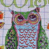 Cartoon Owl Stamped Cross Stitch Kit DIY Handmade Needlework for Beginners14CT 32x41cm - Aladdin Shoppers
