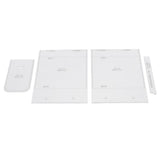 4pcs/pack Leather Craft Transparent Acrylic Cross Body Shoulder Bag Mould Pattern Stencil Template - Aladdin Shoppers
