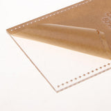 4pcs/pack Leather Craft Transparent Acrylic Cross Body Shoulder Bag Mould Pattern Stencil Template - Aladdin Shoppers