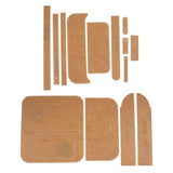 14pcs Shoulder Bag Design Clear Acrylic Stencil Template DIY Leather Crafts - Aladdin Shoppers