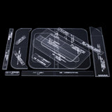 14pcs Shoulder Bag Design Clear Acrylic Stencil Template DIY Leather Crafts - Aladdin Shoppers