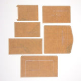 8pcs/Set Clear Acrylic Shoulder Bag Stencil Template DIY Leather Bag Tools for Beginners - Aladdin Shoppers