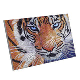 Maxbell Special Shaped Diamond Painting DIY 5D Cross Stitch Kits Arts Craft - Tiger Pattern - Aladdin Shoppers