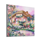 Maxbell 4 Sets DIY Diamond Painting Elegant Fine House Special Shaped Diamond Cross Stitch Kits Crystal Rhinestone Picture Arts - Aladdin Shoppers