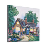 Maxbell 4 Sets DIY Diamond Painting Elegant Fine House Special Shaped Diamond Cross Stitch Kits Crystal Rhinestone Picture Arts - Aladdin Shoppers