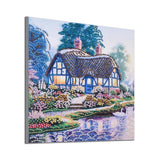 Maxbell 4 Sets DIY Diamond Painting Elegant Fine House Special Shaped Diamond Cross Stitch Kits Crystal Rhinestone Picture Arts - Aladdin Shoppers