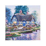 Maxbell 4 Sets DIY Diamond Painting Elegant Fine House Special Shaped Diamond Cross Stitch Kits Crystal Rhinestone Picture Arts - Aladdin Shoppers
