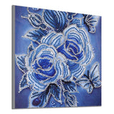 Maxbell 4 Pieces DIY 5D Diamond Painting by Number Kit Crystal Rhinestone Embroidery Cross Stitch Arts Craft Canvas Wall Decor (Mixed Flower) - Aladdin Shoppers