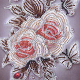 Maxbell 4 Pieces DIY 5D Diamond Painting by Number Kit Crystal Rhinestone Embroidery Cross Stitch Arts Craft Canvas Wall Decor (Mixed Flower) - Aladdin Shoppers
