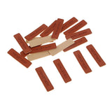 Maxbell 20pcs Handmade PU Leather Label Sew On Labels Engraved Tag Clothes Accessory - Aladdin Shoppers