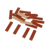 Maxbell 20pcs Handmade PU Leather Label Sew On Labels Engraved Tag Clothes Accessory - Aladdin Shoppers