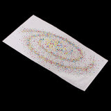 Universe Rhinestones Iron on Hot Fix Motif Heat Press Applique Patch 12.5x6.2 Inch - Aladdin Shoppers
