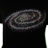 Universe Rhinestones Iron on Hot Fix Motif Heat Press Applique Patch 12.5x6.2 Inch - Aladdin Shoppers