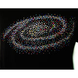 Universe Rhinestones Iron on Hot Fix Motif Heat Press Applique Patch 12.5x6.2 Inch - Aladdin Shoppers