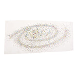 Universe Rhinestones Iron on Hot Fix Motif Heat Press Applique Patch 12.5x6.2 Inch - Aladdin Shoppers