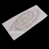 Universe Rhinestones Iron on Hot Fix Motif Heat Press Applique Patch 12.5x6.2 Inch - Aladdin Shoppers