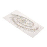 Universe Rhinestones Iron on Hot Fix Motif Heat Press Applique Patch 12.5x6.2 Inch - Aladdin Shoppers
