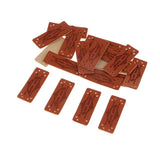Maxbell Maxbell 20 Pieces PU Leather Handmade Garment Label Tags DIY Sewing Craft Patches