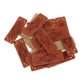 Maxbell Maxbell 20 Pieces PU Leather Handmade Garment Label Tags DIY Sewing Craft Patches