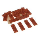 Maxbell Maxbell 20 Pieces PU Leather Handmade Garment Label Tags DIY Sewing Craft Patches