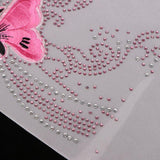 Butterfly Pattern Iron on Crystal Rhinestone Hotfix Transfer Patch DIY Decotative Applique for Clothing Bags - Aladdin Shoppers
