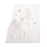 High Heels Crystal Rhinestone Heat Transfer Iron On Motif Applique DIY Trim - Aladdin Shoppers