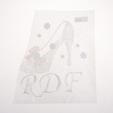 High Heels Crystal Rhinestone Heat Transfer Iron On Motif Applique DIY Trim - Aladdin Shoppers