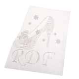 High Heels Crystal Rhinestone Heat Transfer Iron On Motif Applique DIY Trim - Aladdin Shoppers