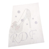 High Heels Crystal Rhinestone Heat Transfer Iron On Motif Applique DIY Trim - Aladdin Shoppers