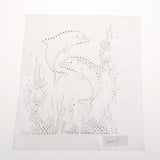 Dolphin Rhinestones Iron on Hot Fix Motif Heat Press Applique Patch 10.9x10.2 Inch - Aladdin Shoppers