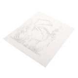 Dolphin Rhinestones Iron on Hot Fix Motif Heat Press Applique Patch 10.9x10.2 Inch - Aladdin Shoppers