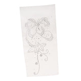 Flower Beads Crystal Rhinestones Iron on Hotfix Heat Transfer Applique Bling Patches - Aladdin Shoppers