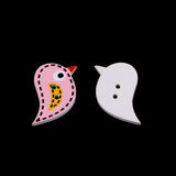 Maxbell 50pcs Assorted Cartoon Animals Wooden Buttons Scrapbook DIY Sewing Craft - Aladdin Shoppers