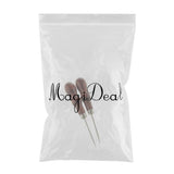 2 Pieces Double Gourd Shape Leather Craft Cloth Wood Handle Repair Scratch Awl Tool - Aladdin Shoppers