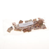 Maxbell 50pcs Assorted Wooden Square Buttons Scrapbook DIY Sewing Craft Accessories - Aladdin Shoppers