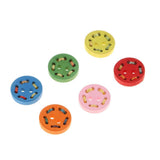30Pcs Wooden Buttons String Decor for Sewing Scrapbooking Crafts 15mm Round - Aladdin Shoppers
