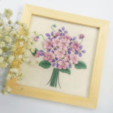 3D Pansy Flower Stumpwork Crafts DIY Embroidery Starter Kit with Cross Stitch Tools For Beginners Sewing - Aladdin Shoppers