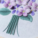 3D Pansy Flower Stumpwork Crafts DIY Embroidery Starter Kit with Cross Stitch Tools For Beginners Sewing - Aladdin Shoppers