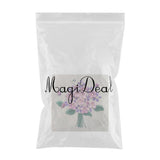 3D Pansy Flower Stumpwork Crafts DIY Embroidery Starter Kit with Cross Stitch Tools For Beginners Sewing - Aladdin Shoppers