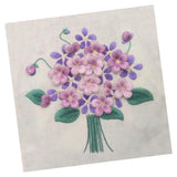 3D Pansy Flower Stumpwork Crafts DIY Embroidery Starter Kit with Cross Stitch Tools For Beginners Sewing - Aladdin Shoppers