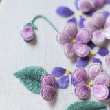 3D Pansy Flower Stumpwork Crafts DIY Embroidery Starter Kit with Cross Stitch Tools For Beginners Sewing - Aladdin Shoppers