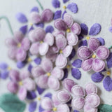 3D Pansy Flower Stumpwork Crafts DIY Embroidery Starter Kit with Cross Stitch Tools For Beginners Sewing - Aladdin Shoppers