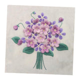 3D Pansy Flower Stumpwork Crafts DIY Embroidery Starter Kit with Cross Stitch Tools For Beginners Sewing - Aladdin Shoppers