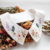 Handmade Collar Embroidery Starter Kit with Flower Pattern Including Embroidery Cloth, Threads and Needles for Beginners - Aladdin Shoppers