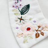 Handmade Collar Embroidery Starter Kit with Flower Pattern Including Embroidery Cloth, Threads and Needles for Beginners - Aladdin Shoppers