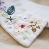 Handmade Collar Embroidery Starter Kit with Flower Pattern Including Embroidery Cloth, Threads and Needles for Beginners - Aladdin Shoppers