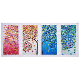 Maxbell 4 Set DIY Special Shaped 5D Seasons Tree Diamond Painting Kit Partial Drill Rhinestone Embroidery Arts Craft - Aladdin Shoppers