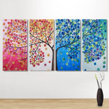 Maxbell 4 Set DIY Special Shaped 5D Seasons Tree Diamond Painting Kit Partial Drill Rhinestone Embroidery Arts Craft - Aladdin Shoppers