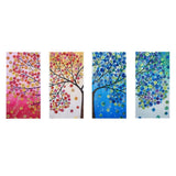 Maxbell 4 Set DIY Special Shaped 5D Seasons Tree Diamond Painting Kit Partial Drill Rhinestone Embroidery Arts Craft - Aladdin Shoppers