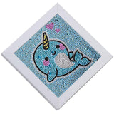 5D DIY Full Special Shaped Diamond Painting Animal Whale Cross Stitch Embroidery Kit - Aladdin Shoppers